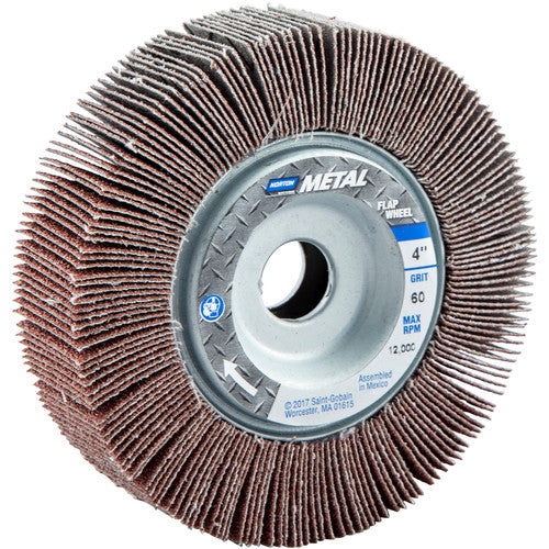 Norton Abrasives MH61FW0402673 4" x 1" x 5/8" Metalite R265 Flap Wheel 60 Grit Aluminum Oxide Online Sale