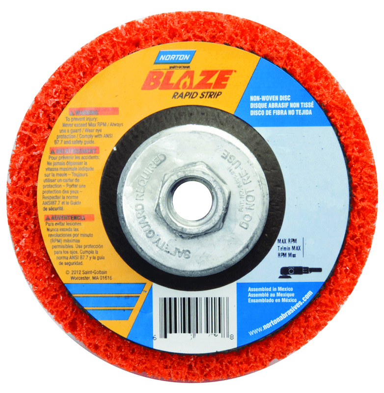 Norton Abrasives MH62RS0503915 5" Depressed Center Finishing Disc Rapid Strip Extra Coarse Grit Supply