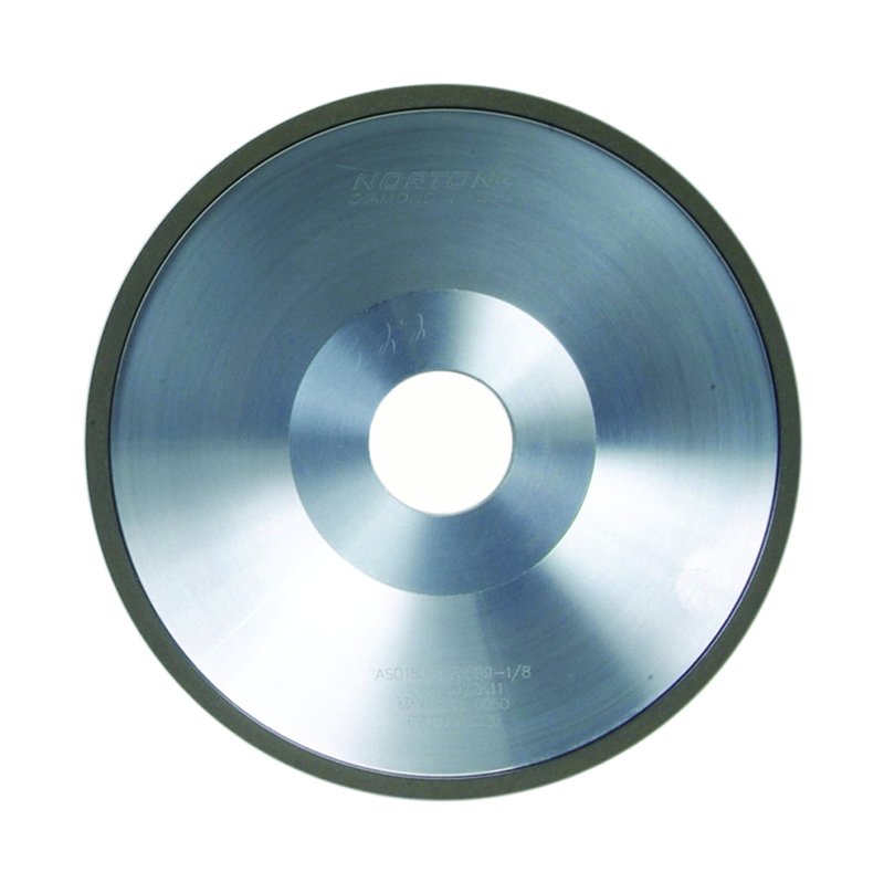 Norton Abrasives MH63W0691630 6" x 1-1/16" x 1-1/4" Diamond Wheel Resin Bond Type 12A2 Dish 120 Grit Fashion