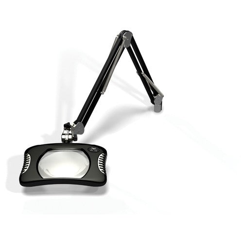 O.C. White KC53824004B Green-LiteÆ 7″×5-1/4″Black Rectangular LED Magnifier; 43″ Reach; Table Edge Clamp Online Hot Sale
