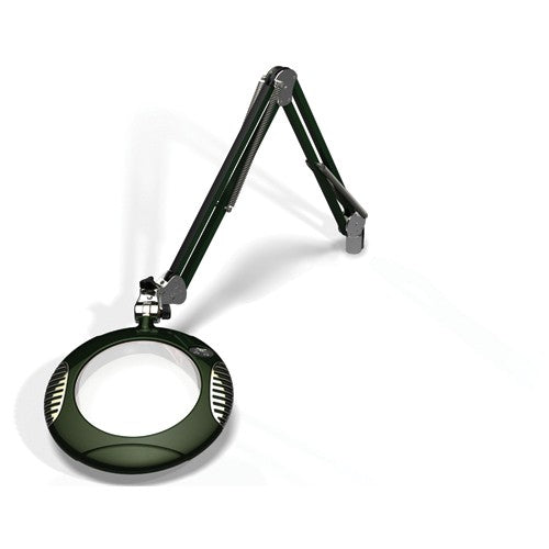 O.C. White KC53624004RG Green-LiteÆ 7-1/2″ Racing Green Round LED Magnifier; 43″ Reach; Table Edge Clamp Online Hot Sale