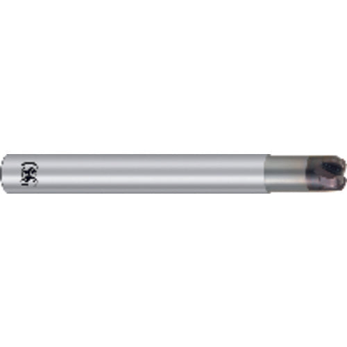 OSG USA, Inc. TP4840700511 3/8 Dia. ?3/8 Shank ?0.15 DOC ?4 OAL, Carbide, WXS, 4 Flute, Round, Corner Radius, Solid End Mill Online