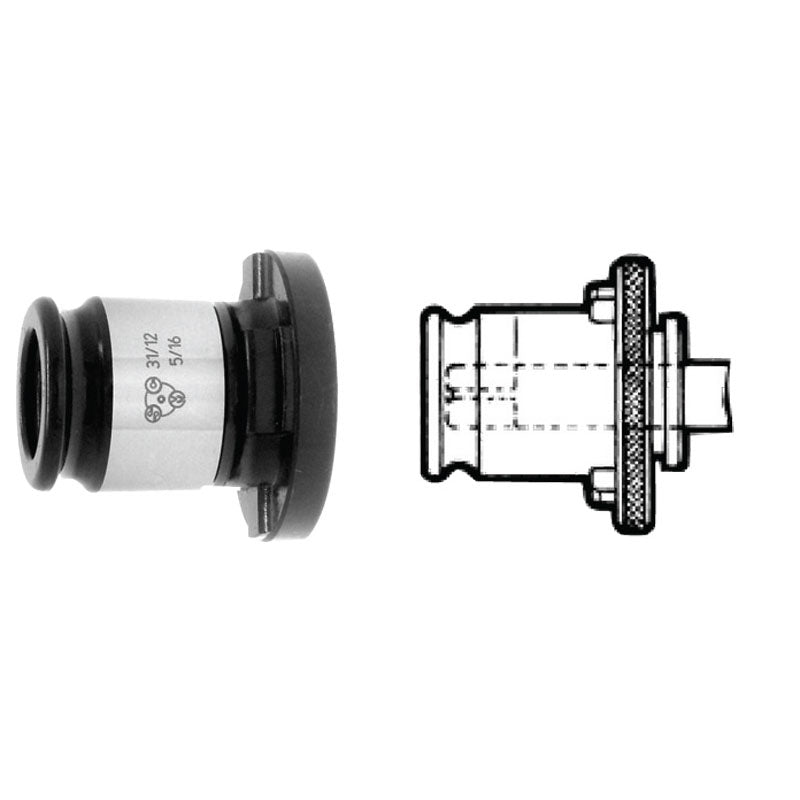 Parlec GM9230118 Positive Tap Adapter – 1 1/4" – Adapter Size 3 Hot on Sale