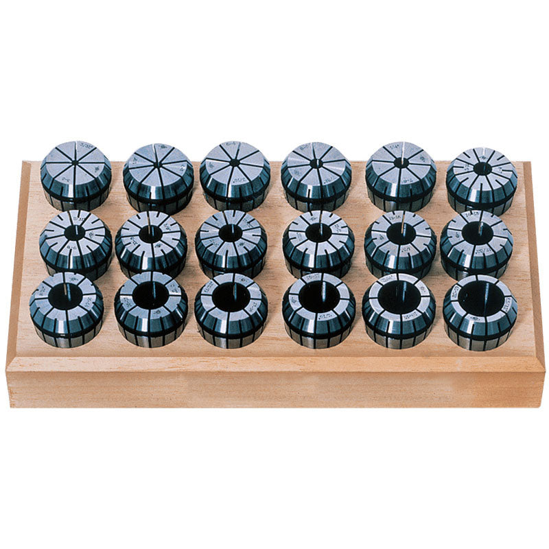 Parlec GM99S018 18 Pc. Collet Set -2mm-20mm -ER32 Style – Round Opening Fashion