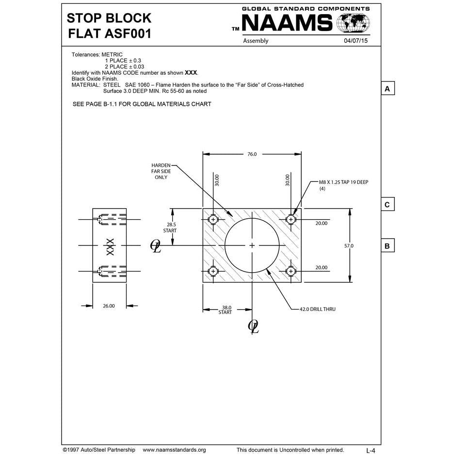 NAAMS Stop Block ASF001 Discount
