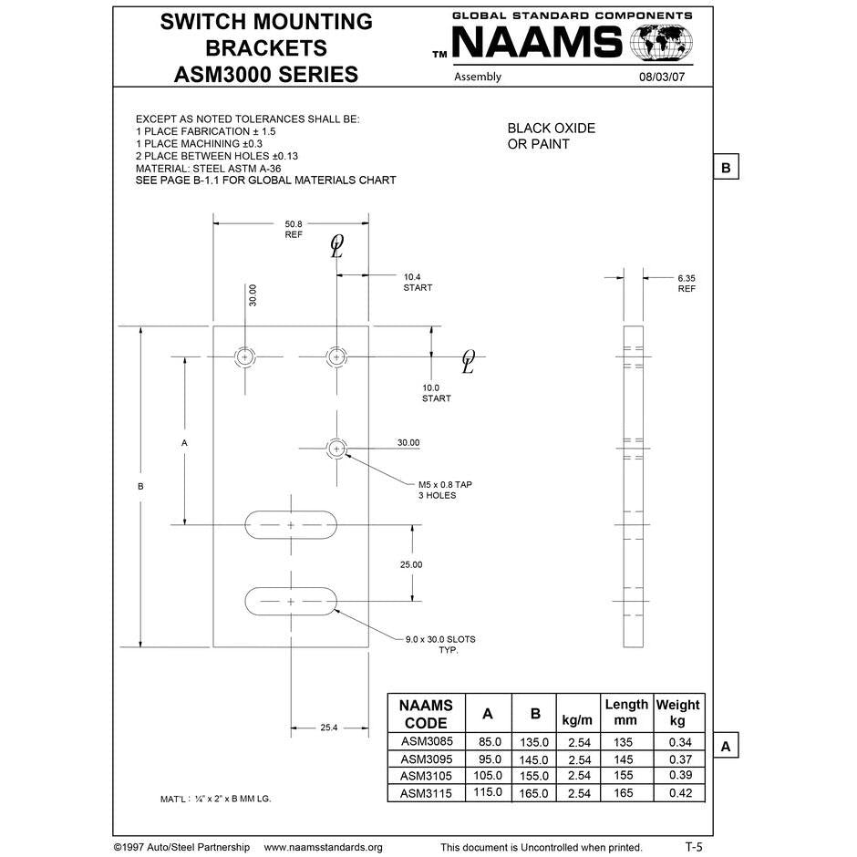 NAAMS Switch Mounting Bracket ASM3095 Online